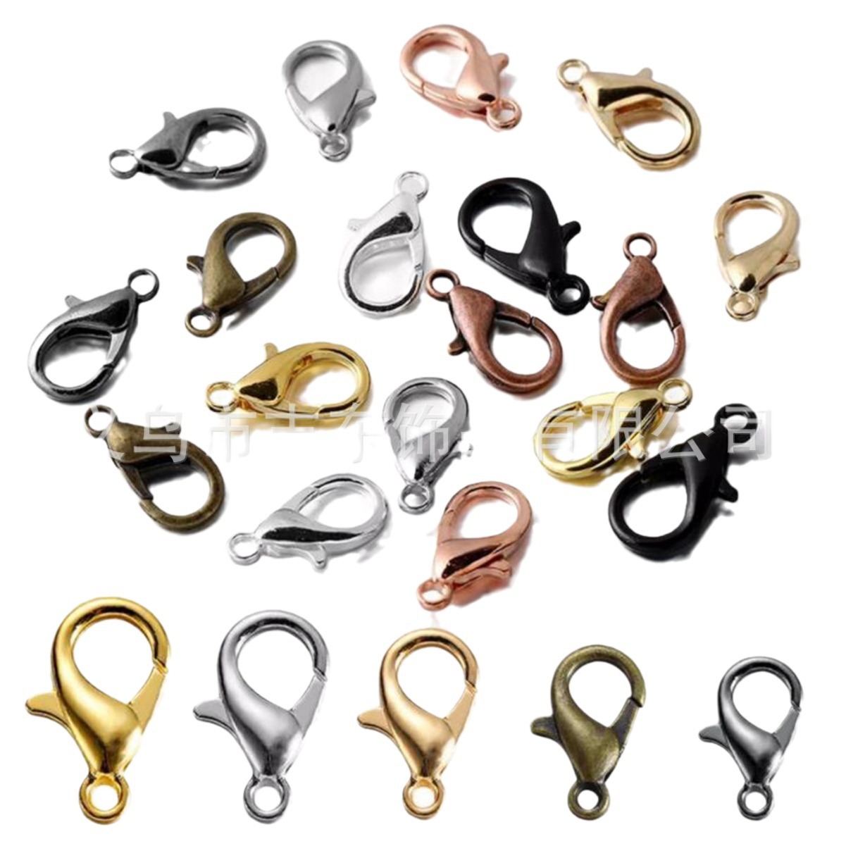 Factory direct jewelry zinc alloy necklace buckle bracelet link buckle alloy buckle lobster buckle jewelry accessories wholesale