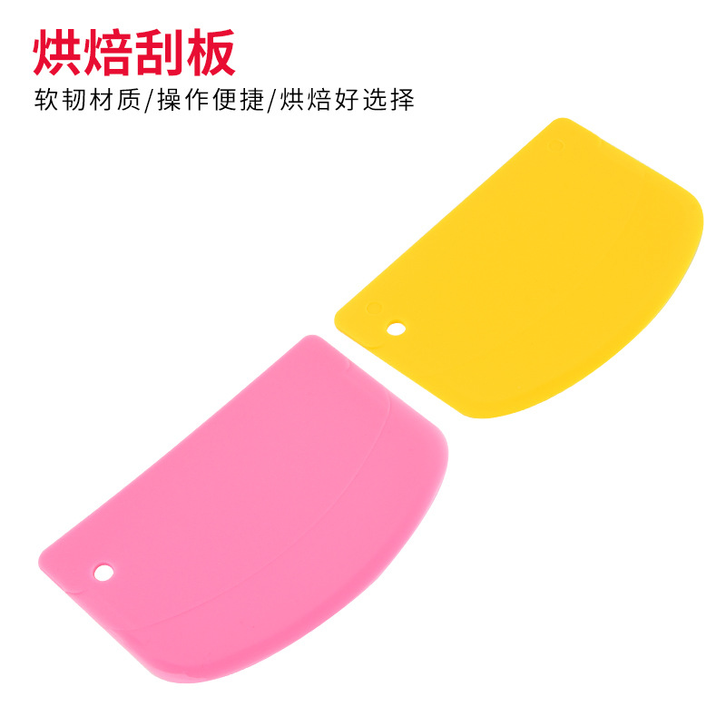 Pp Plastic Scraper, Cream Dough Scraper, Dough Cutting Thickened Cake Scraper, Baking Tool