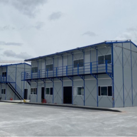 Colored Steel Plate Activity Board House Office / Warehouse Temporary Building with Complete Specifications