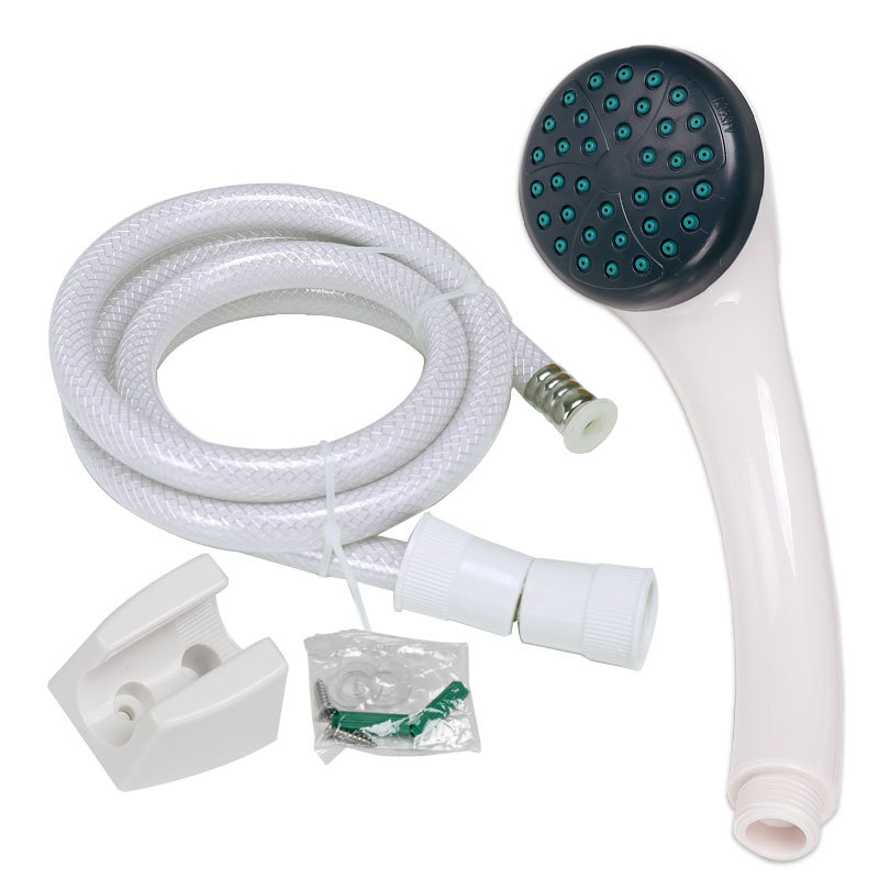 Wholesale applicable Haier electric water heater shower suit handheld shower head three-piece plastic nozzle accessories package