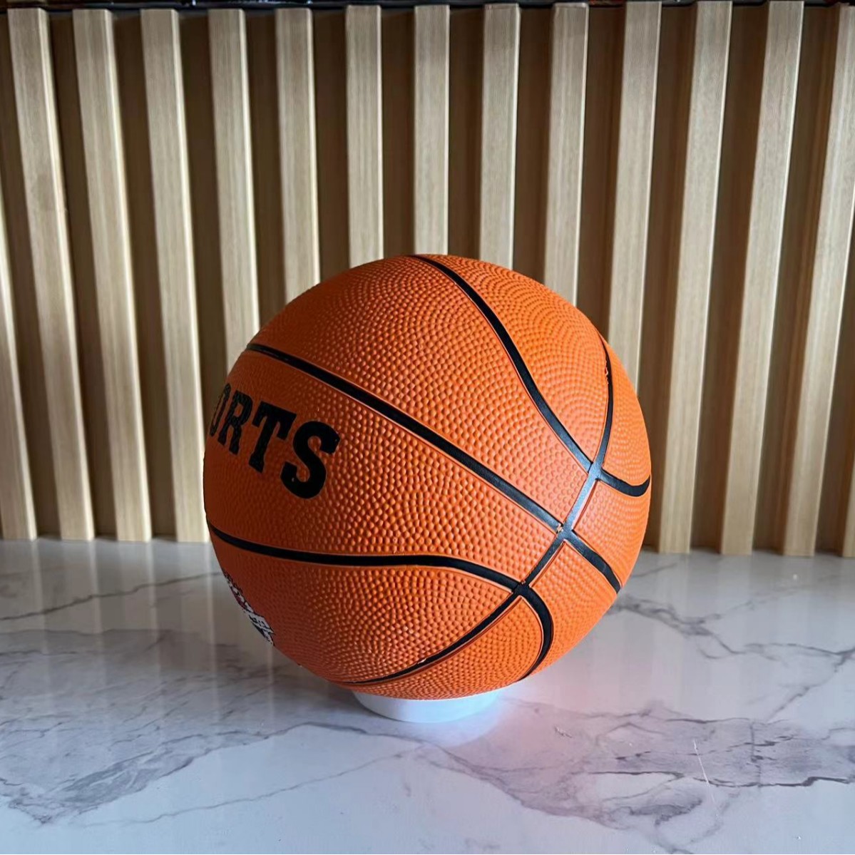 Children's No. 3457 Basketball Rubber Wear-Resistant Leather Ball Pu Kindergarten Primary and Secondary School Students School Training Wholesale Basketball