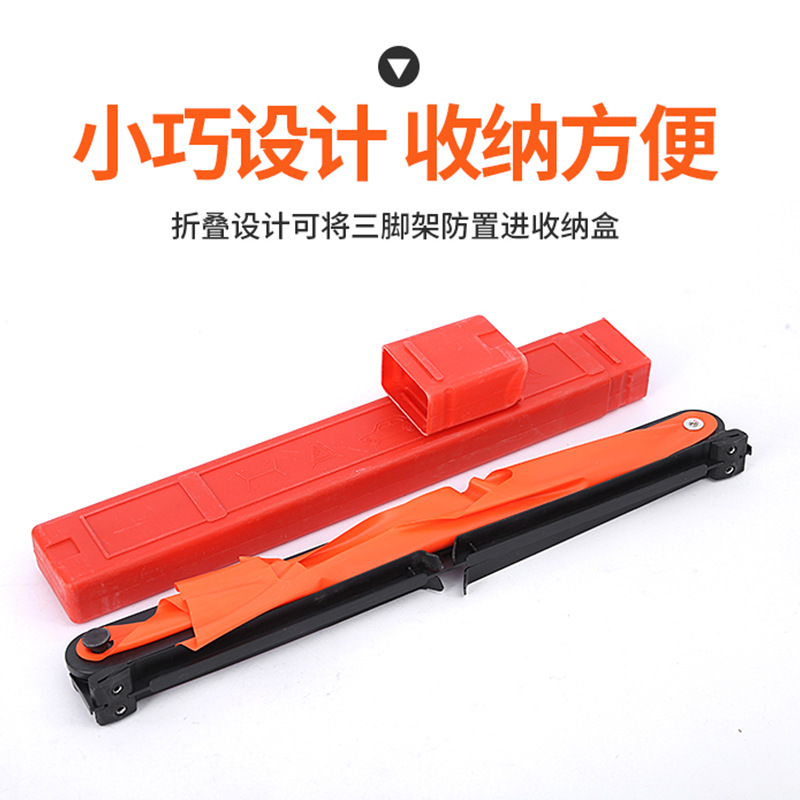 Manufacturer supply triangle warning frame car breakdown dangerous parking tripod emergency folding triangle warning sign