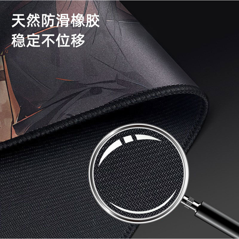 Naruto Extra Large Anime Mouse Pad Computer Desk Pad Office Anti-Slip Edge Keyboard Pad Washable