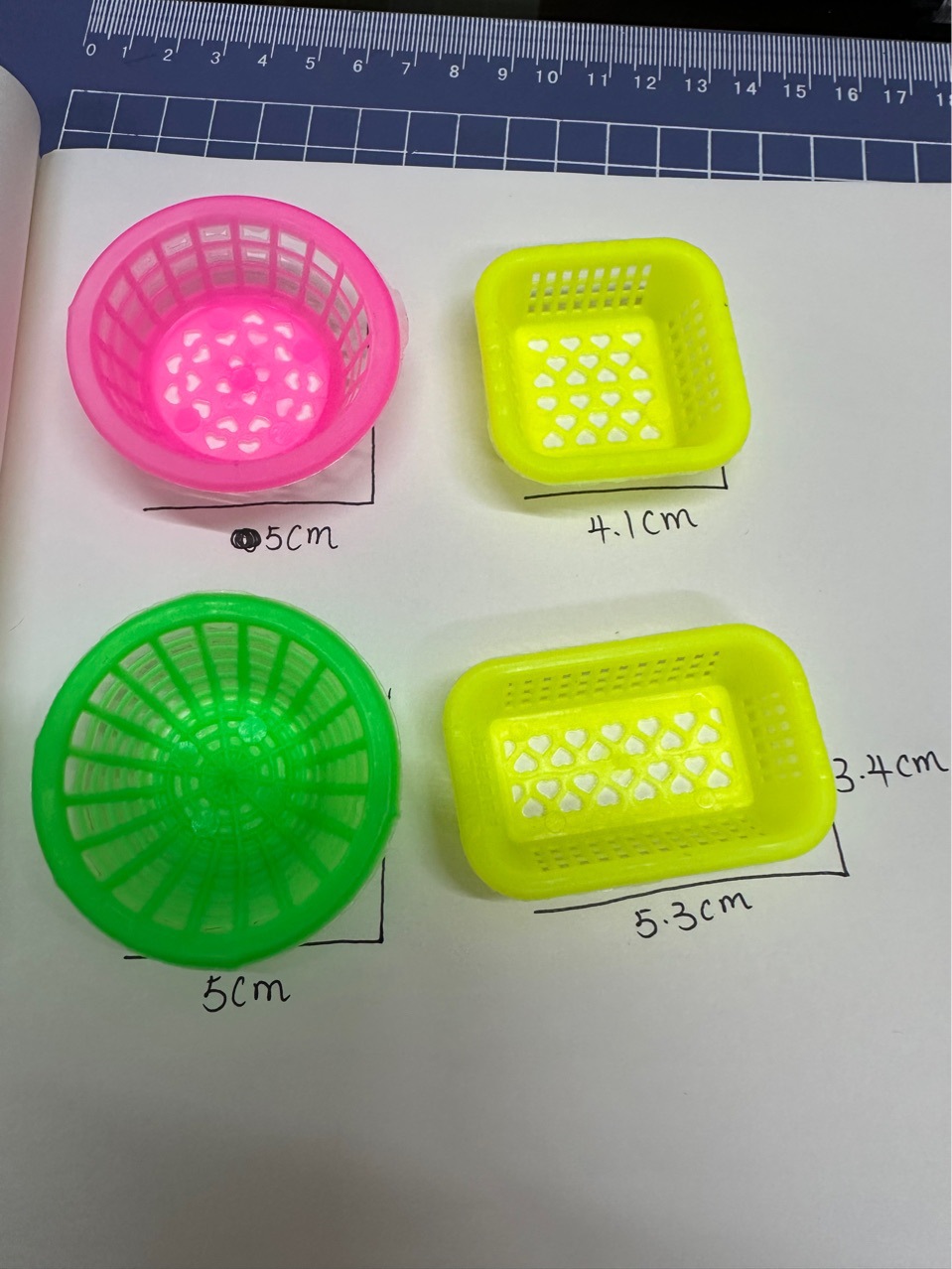 Children's Toys Mini Kitchen Kidsren's Play House Small Toys Plastic Small Basket Vegetable Basket Food Accessories Gifts