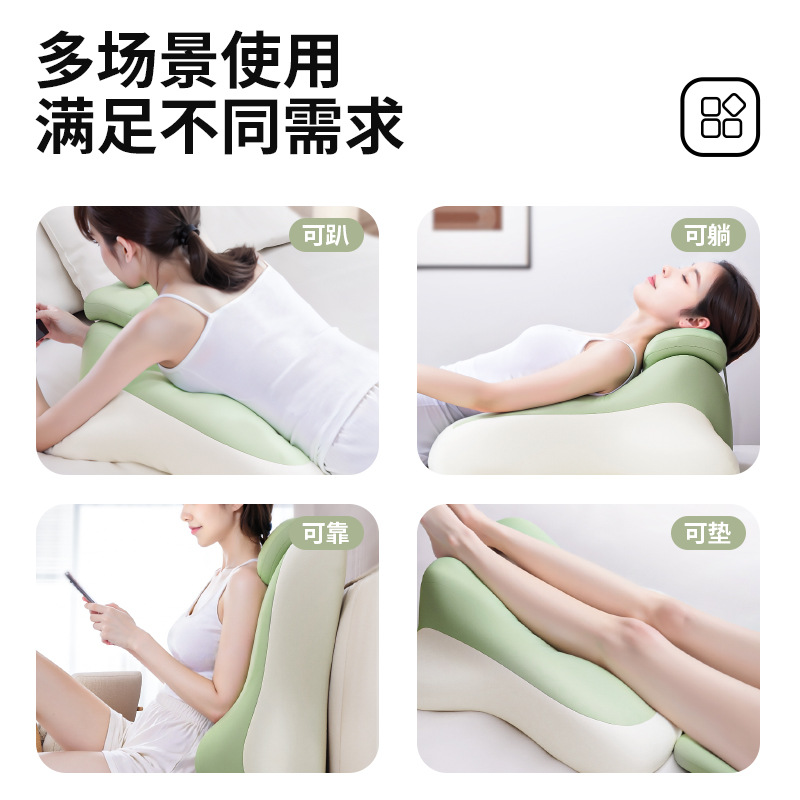 Cross-Border Bed Sleeping Pillow, Lying down to Play with Mobile Phone, Multi-Functional Lying down Cushion, Breathable and Non-Stuffy Pillow, Fun Pillow, Lying down Pillow