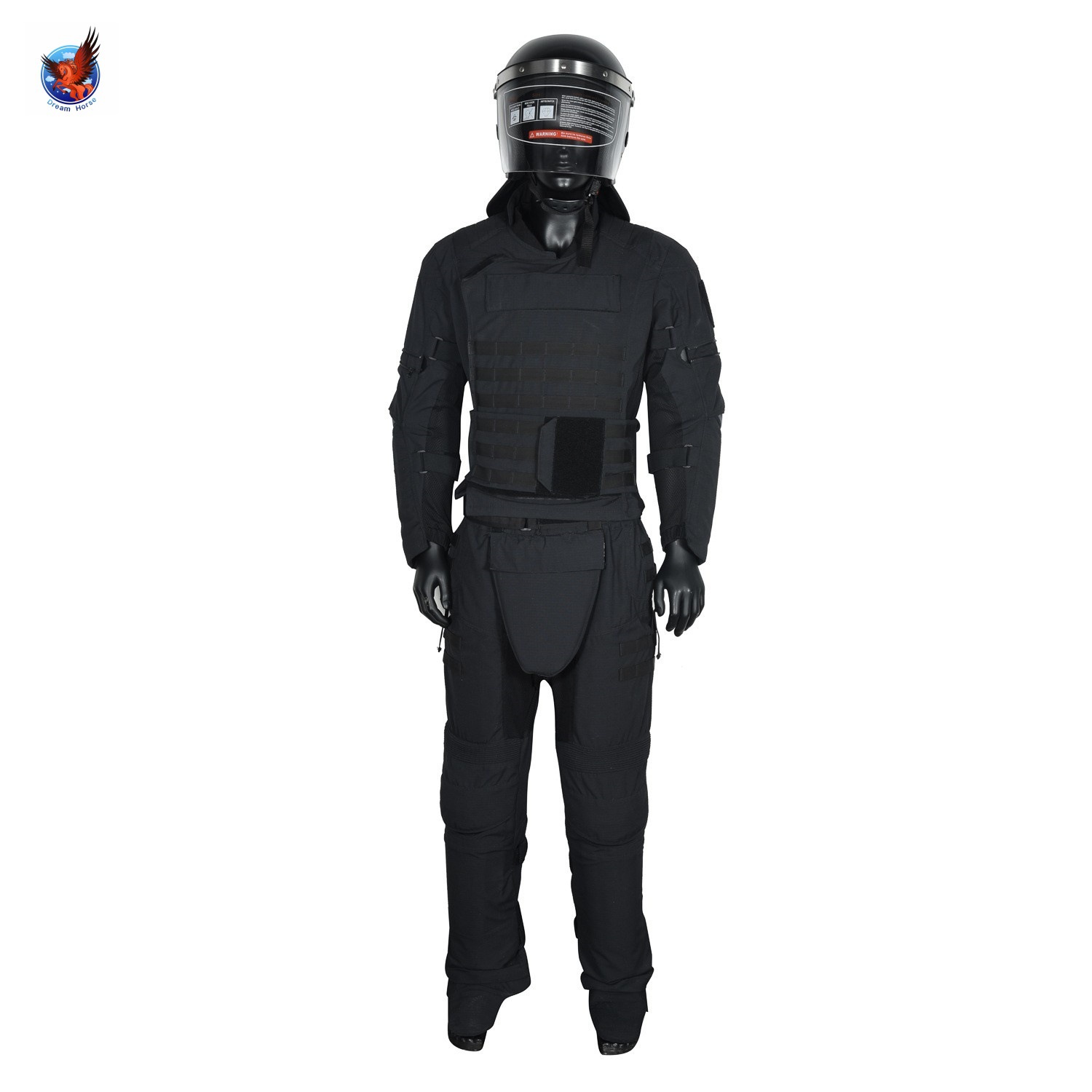 Mengma Produces Factory Direct Sales Black Anti-Impact Protective Clothing Riot Clothing Law Enforcement Duty Suit Anti-Cut