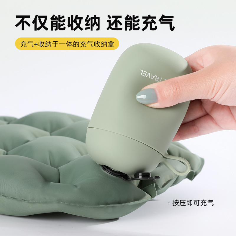 Easy Travel Inflatable Cushion Outdoor Portable Folding Moisture-Proof Cushion Travel Camping Hiking Concert Seat Cushion Butt Cushion