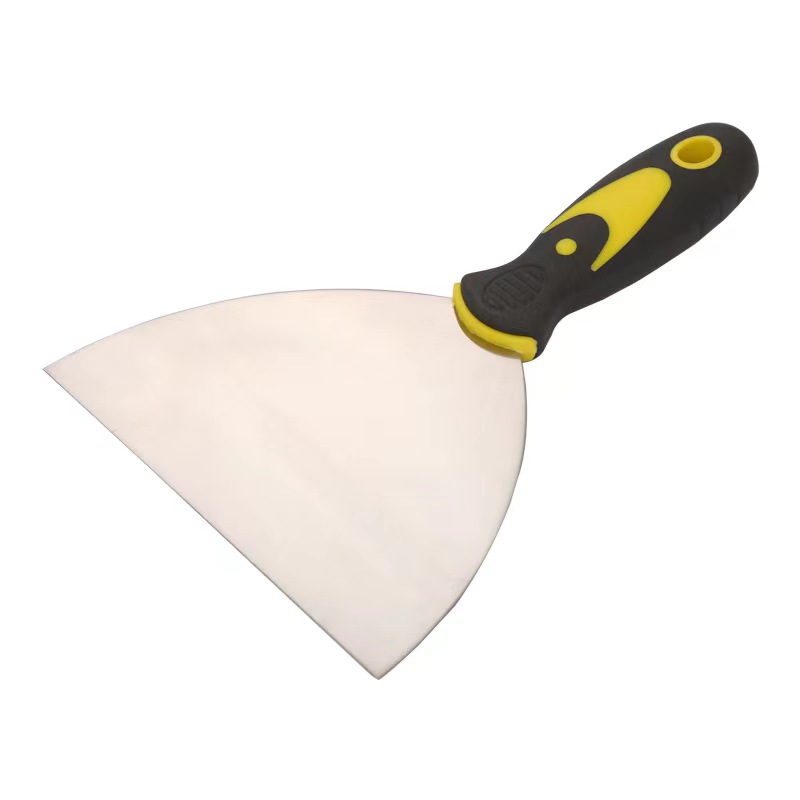 Two-color plastic handle putty knife cleaning shovel putty knife paint tool auxiliary material multifunctional batch ash decoration tool