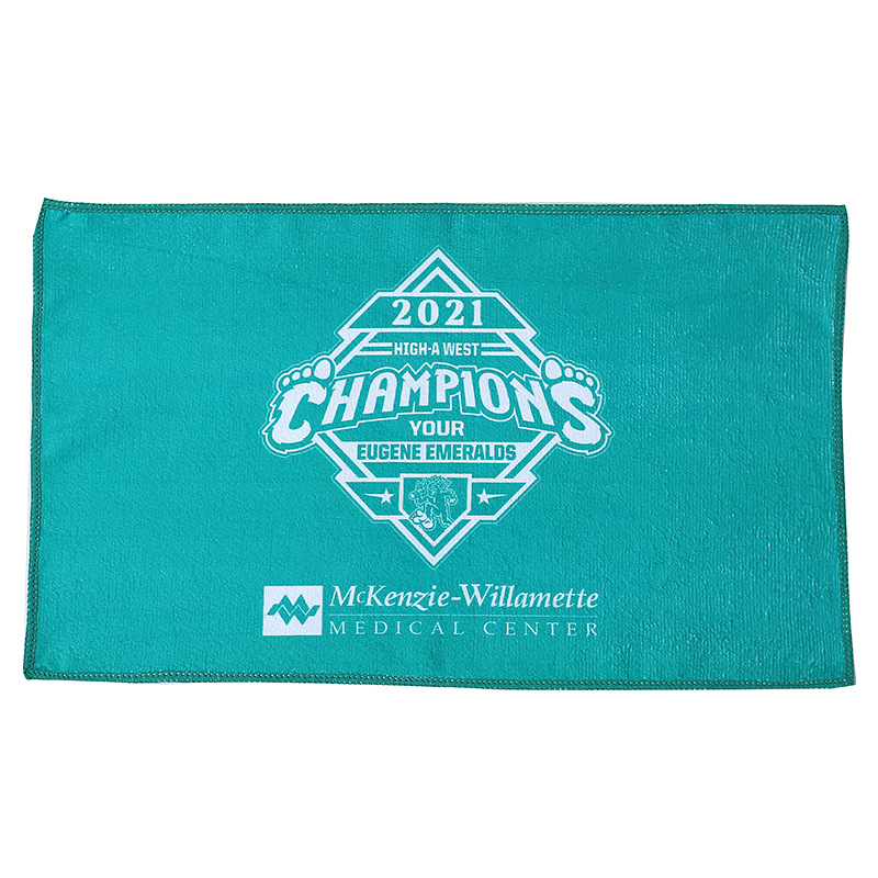 Customized Foreign Trade Order Quick-Drying Water-Absorbing Double-Sided Printing Special-Shaped Microfiber Rally Rally Towel