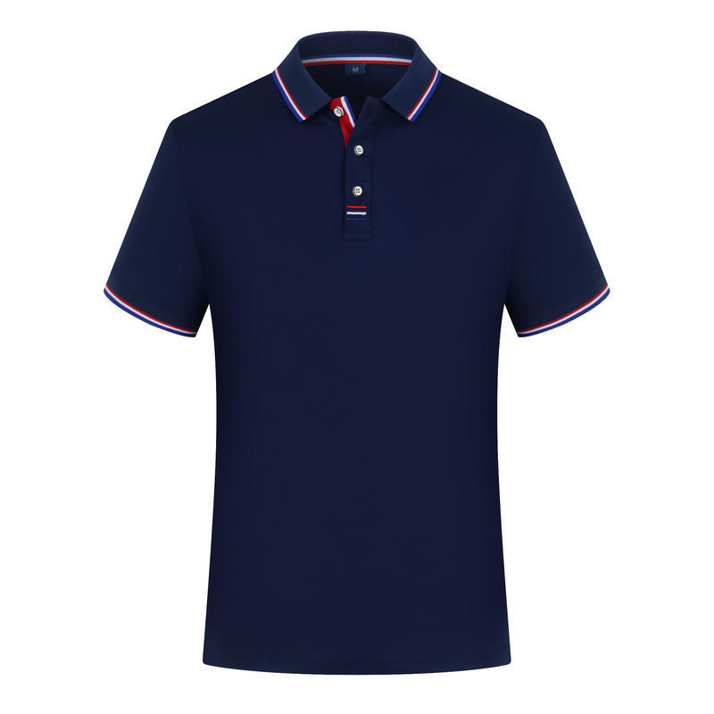 Summer Short-Sleeved Work Clothes Custom Logo Lapel Polo Shirts for Men and Women T-Shirts Corporate Group Work Clothes Advertising Shirts