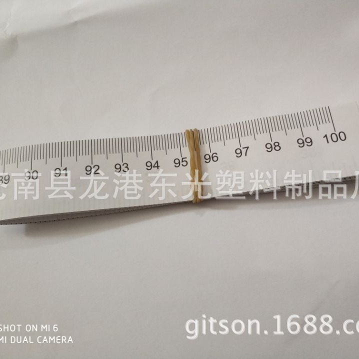 1 m paper ruler one side cm one side inch in stock