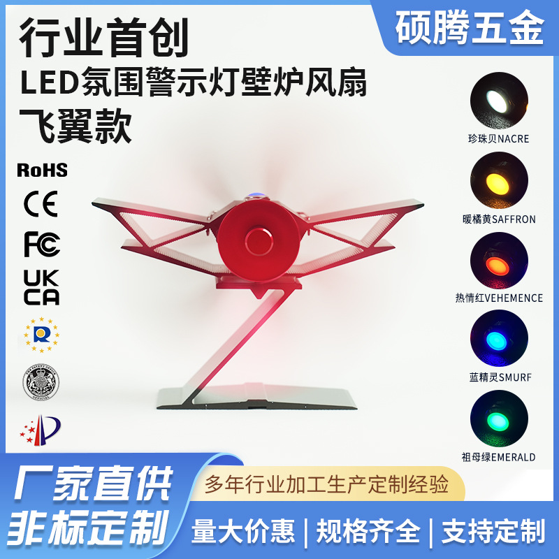 Новый кросс-бодерный тепловой каминный вентилятор для печи бесшумный интеллектуальный вентилятор с автозапуском для высоких температур настенный