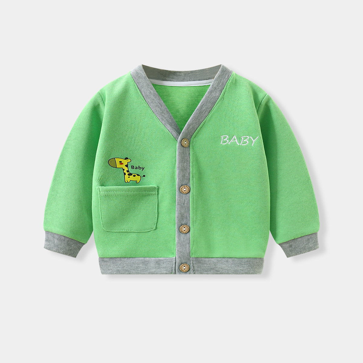 Children's Knitted Cardigan Autum New Baby Outwear Korean Style Boys' Clothes Girls and Children's Clothing Wholesale Dropshipping