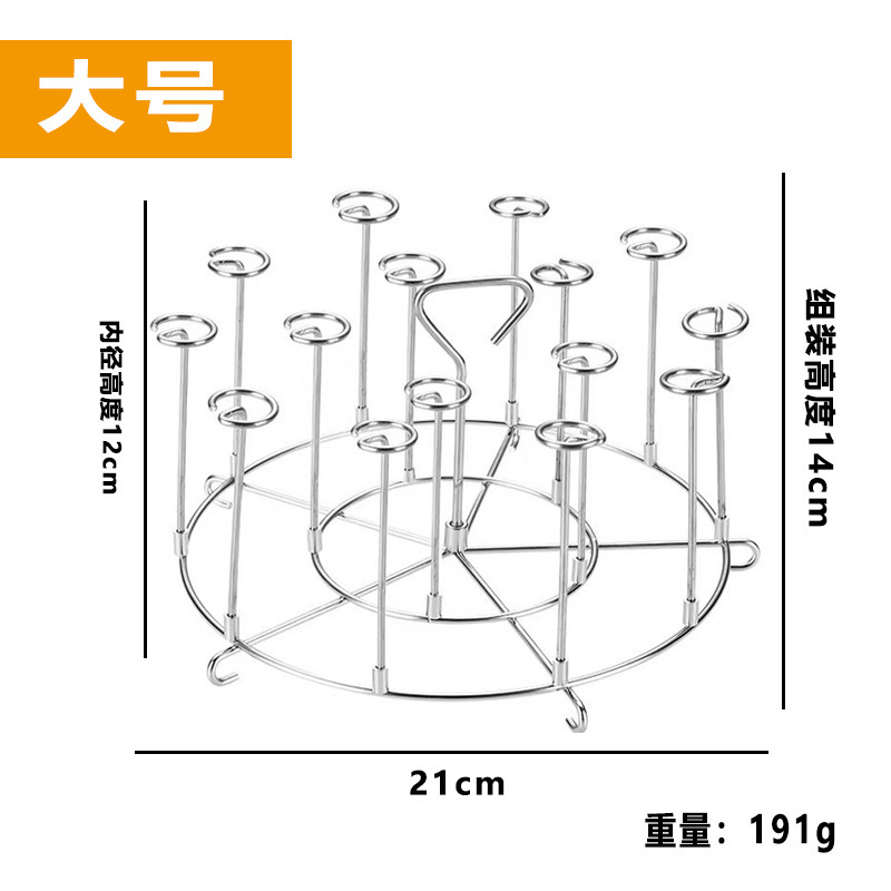 Factory Direct Sales Large and Small Air Fryer Grill Household Vertical Grill Skewer Hanging Stove Barbecue Display Stand Bracket