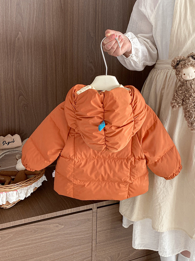 Children's down Jacket Winter 2025 New Style Male and Female Baby Lightweight White Duck down Jacket Baby Winter Warm Top