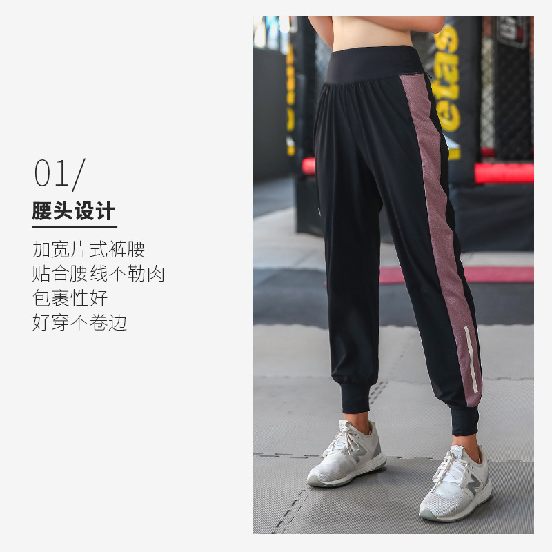 Plus-Size Yoga Fitness Pants for Women, Autumn Loose Fit for Chubby Women, Running Sports Pants 100kg, Slimming Harem Jogger Pants