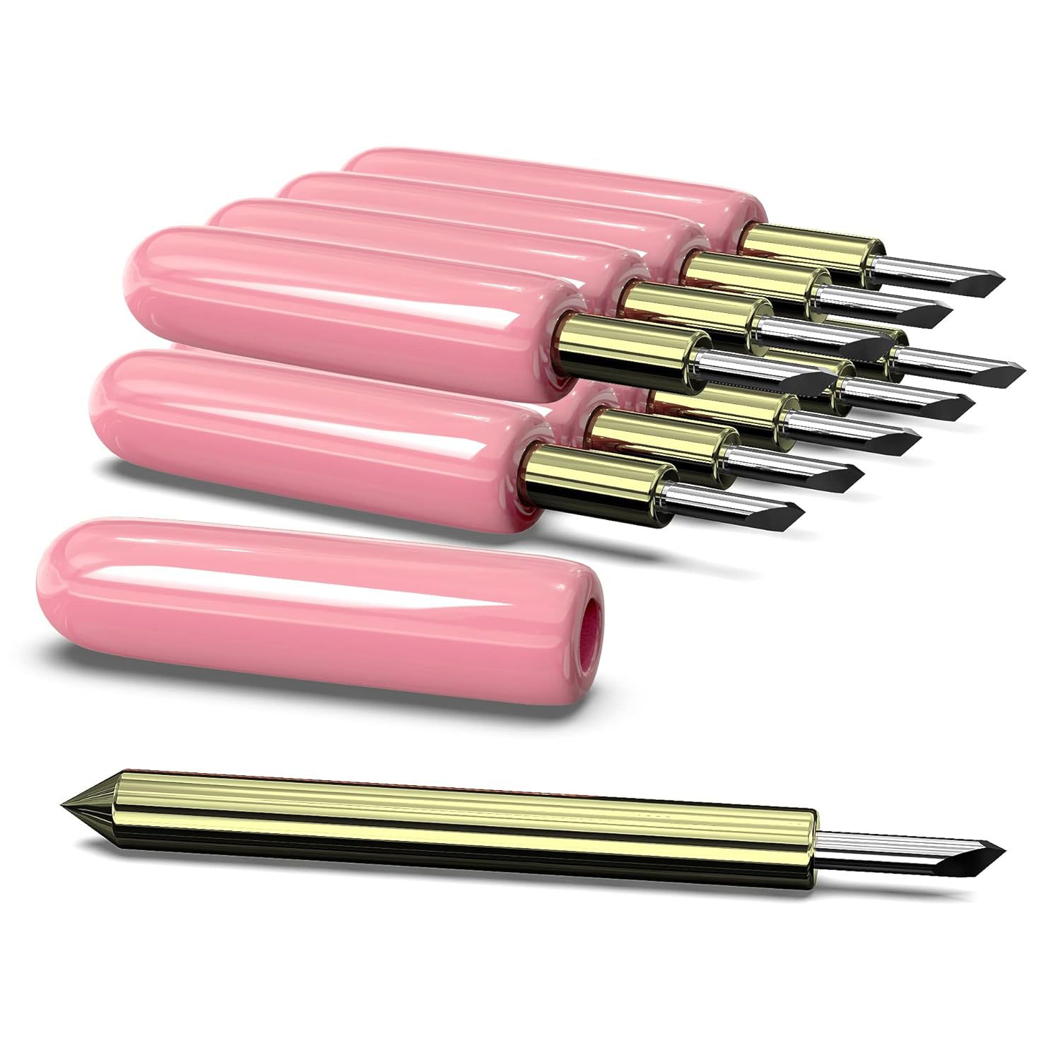 The Golden Handle Is Compatible with Cricutexploreair Deep-Cut Roland Blade Carbide Cutting and Engraving