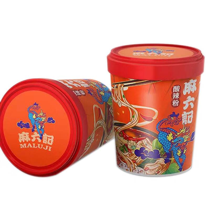 Ma Liuji Hot and Sour Noodles 256g Non-fried Sweet Potato Noodles Wet Noodles Hot and Sour Noodles Convenient Instant Brewing Vermicelli Late Night Snack