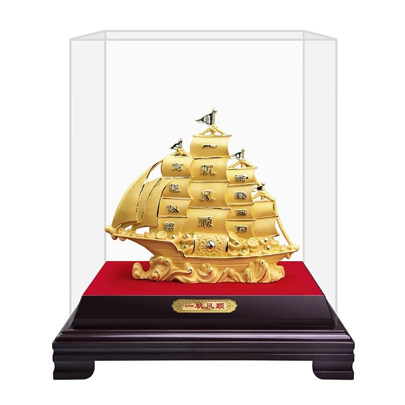 Cashmere Sagin Sailing Sailing Ornaments Birthday Gift Enterprise Large Size Resin Creative Gift Living Room