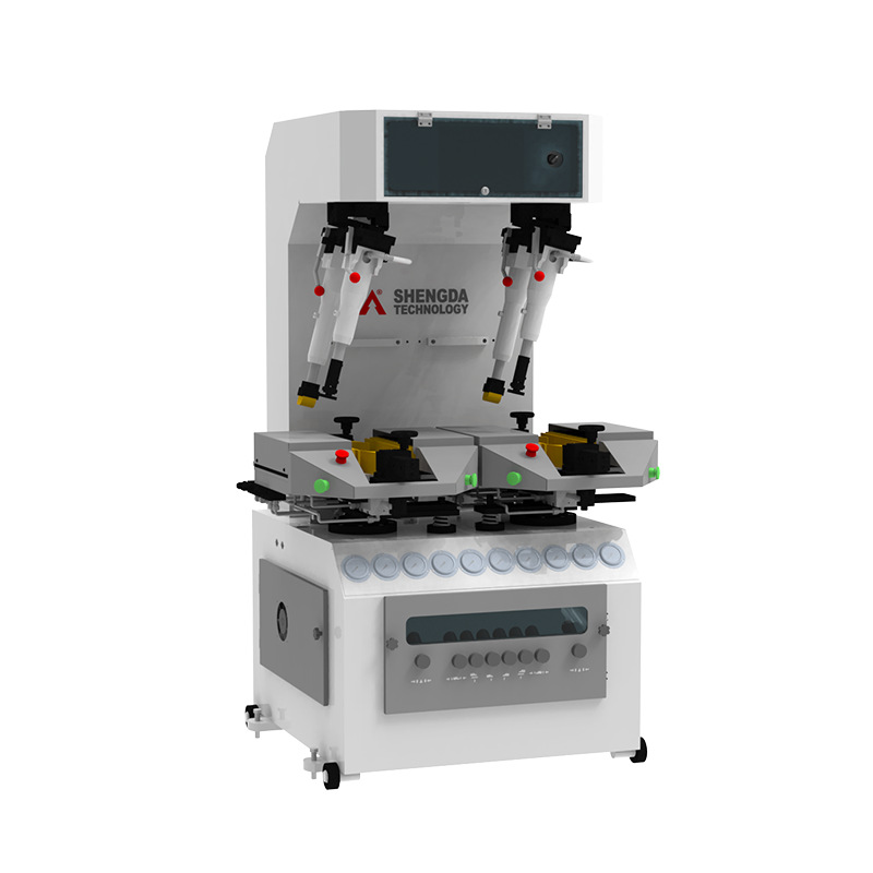 Shengda Technology Guangdong Bottom and Edge Pressing Machine with Front and Rear Tightening in One Wall-Mounted Front and Rear Adjustable Dual-Station Bottom Pressing Machine