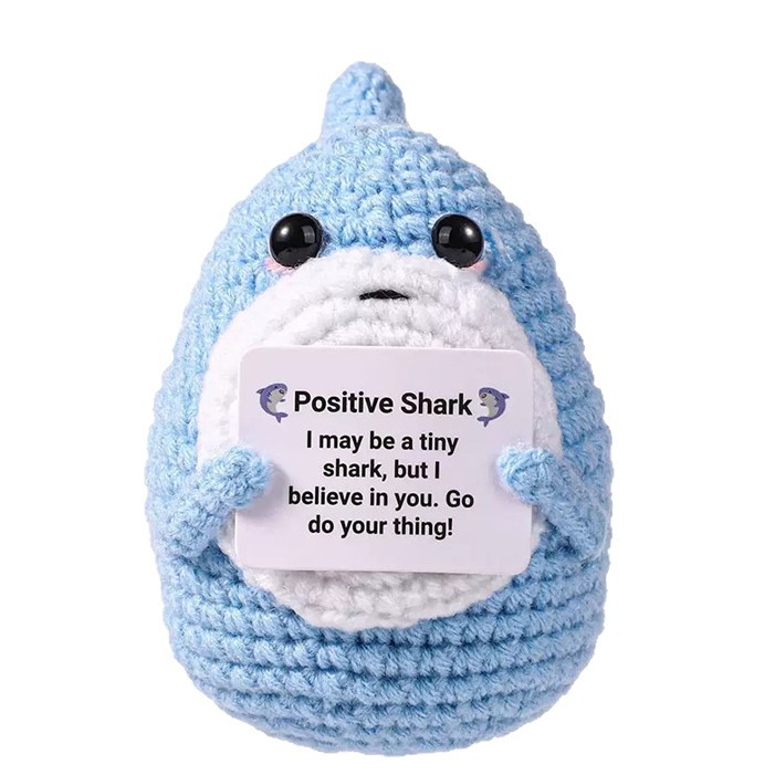 Cross-Border Popular Handmade Crocheted Dolls, Customized Shark Wool Toys, Customized Potato Series Wool Dolls