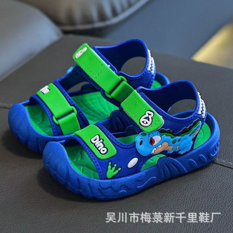 New Foreign Trade Cross-Border E-Commerce Hot-Selling Fashion Dinosaur Pattern Sandals for Small and Medium-Sized Children 878+3