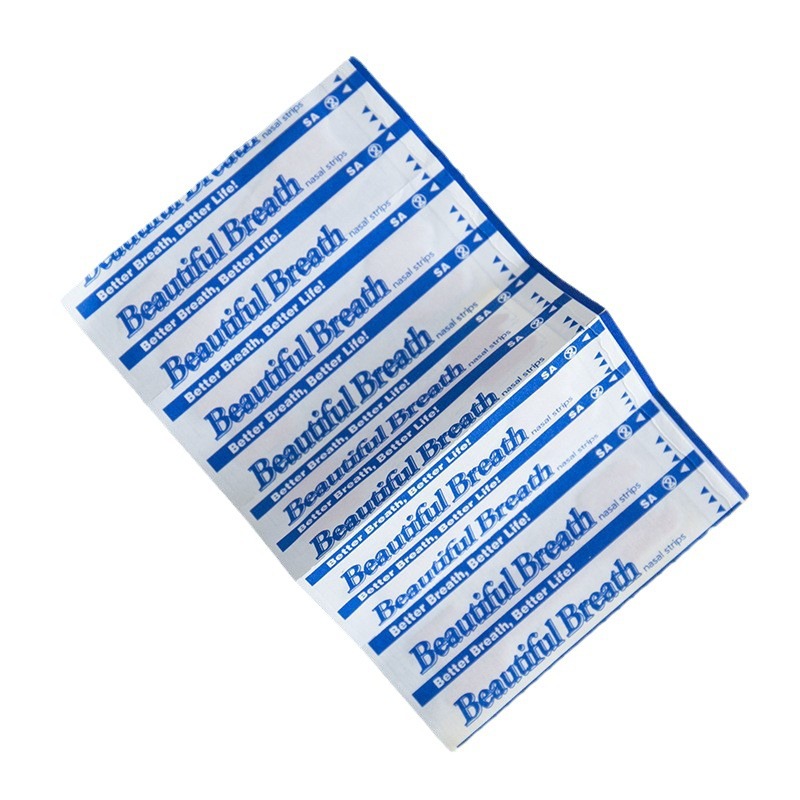 Ventilation Nose Patch Can Be Printed According to Requirements Physical Expansion and Anti-Snoring Factory Direct Sales Nasal Patch