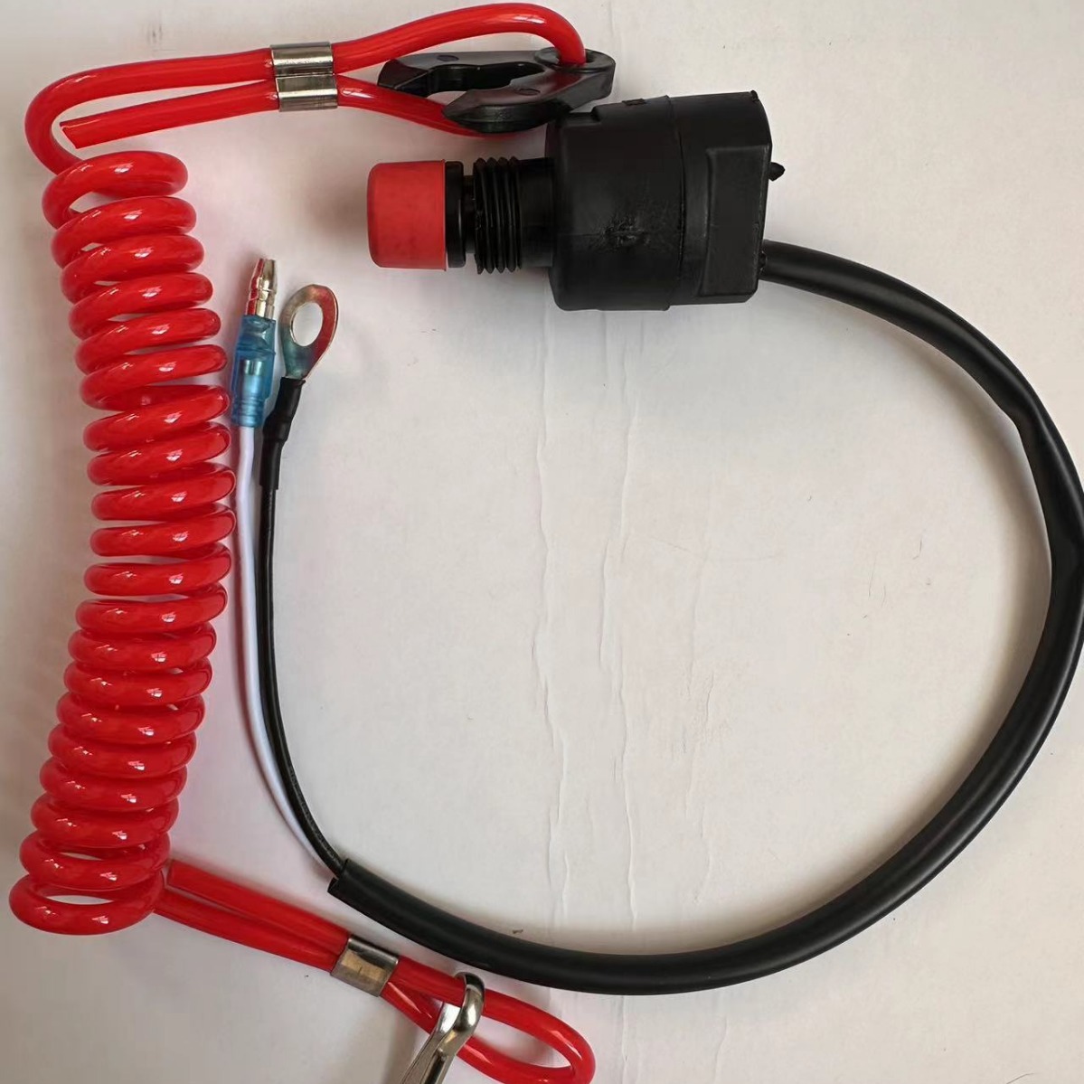 Outboard Motorboat Flameout Switch Emergency Pull Cord Flameout Emergency Stop Switch Suitable for Yamaha