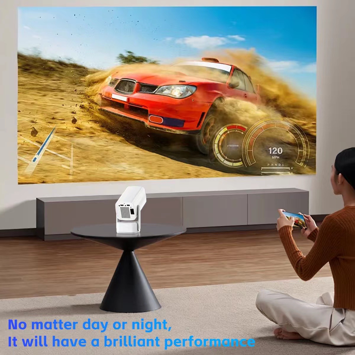 Cross-border explosions P30max HD projector mobile phone screen home bedroom small projector home theater