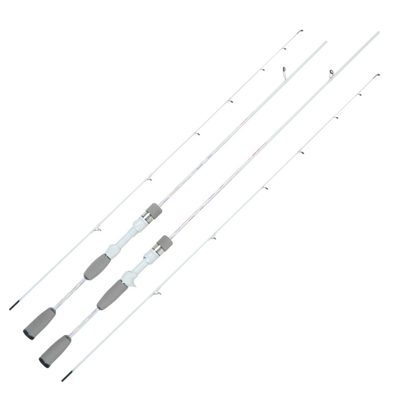 Carbon Fiber Solid Lure Rod with Straight Handle, Gun Handle, Two-Section Telescopic Rod, Fishing Rod, Sea Rod, Casting Rod, Outdoor Fishing Gear