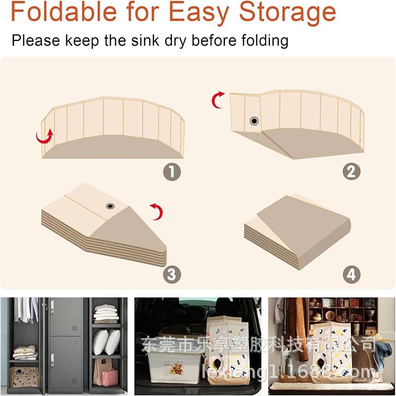 Pvc Pet Pool Foldableable Dog Swimming Pool Pet Non-Slip Bath Basin Kidsren's Ocean Ball Pool Factory Wholesale