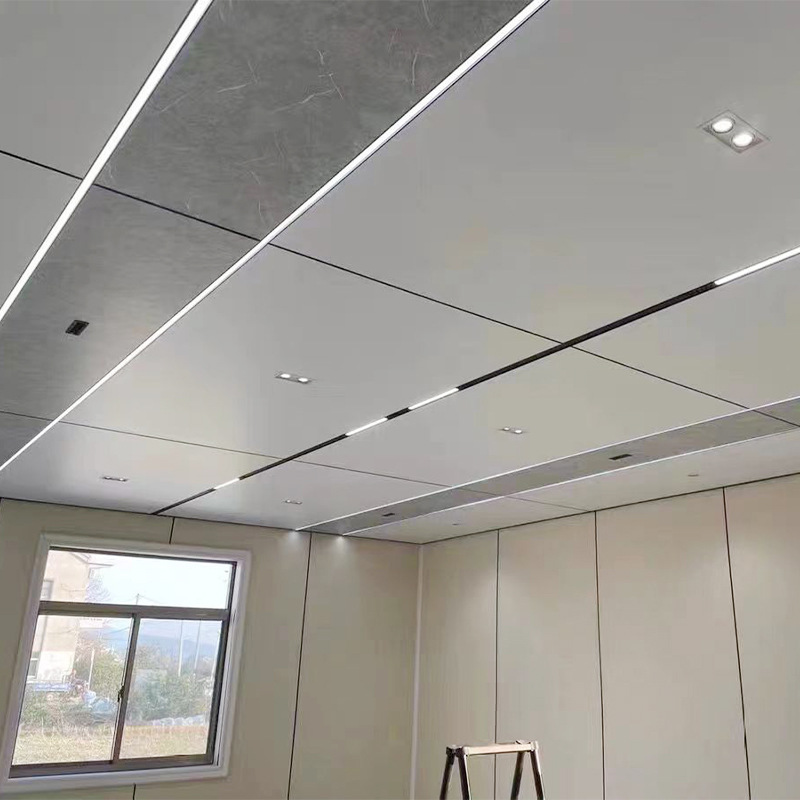 Aluminum Honeycomb Large Panel Integrated Ceiling Aluminum Gusset Plate Wholesale Manufacturer Living Room Bedroom Kitchen Secondary Hanging Complete Set of Materials