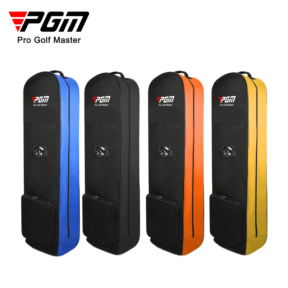 Pgm Factory Direct Sales Golf Aviation Bag with Pulleys Single Layer Checked Golf Bag Foldableable