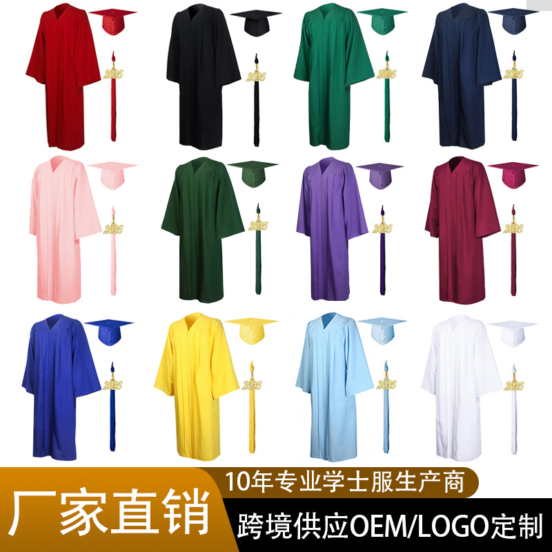 2025 новая вязаная академическая одежда американская одежда для выпускников университетская одежда костюм одежда для выпускной мантии