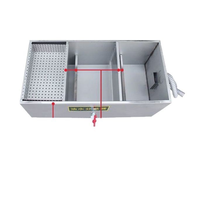 Oil-Water Separator Kitchen Catering Commercial Water-Oil Filter Small Hotel Hot Pot Underground Grease Trap Oil Stain