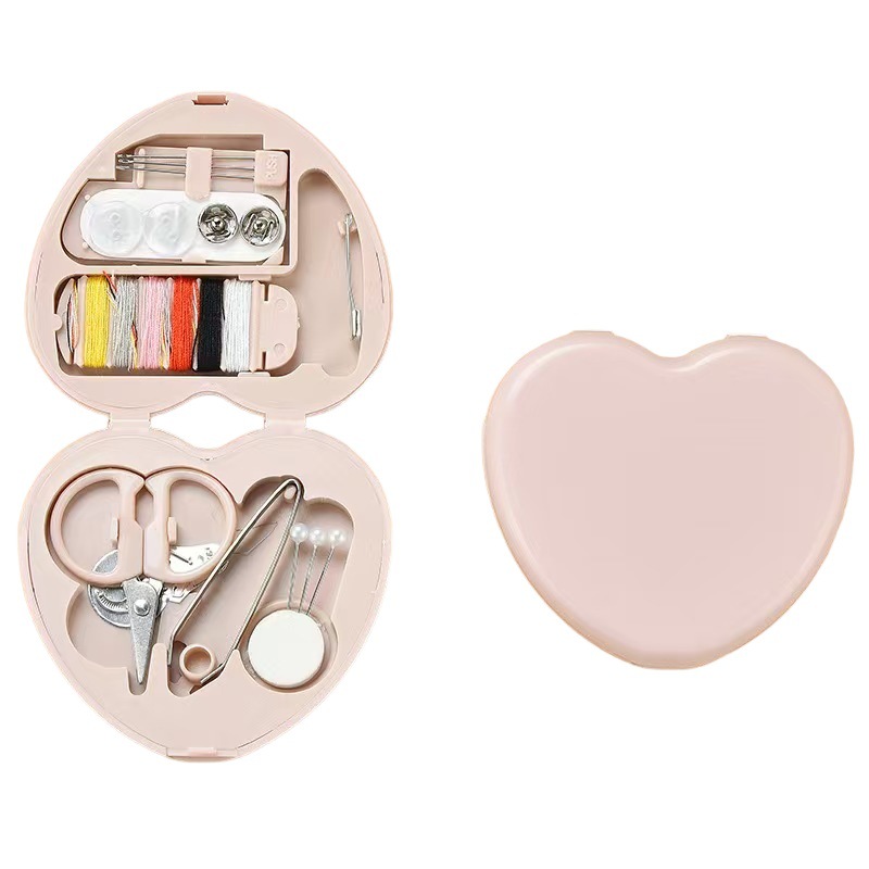 Nordic style mini sewing box portable small sewing kit sewing tools combination set hotel supplies wholesale
