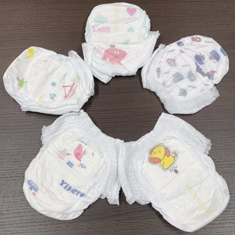 Second-Class Baby Pull-Up Pants Baby Pants Diaper Baby All-In-One Pants Export Newborn Diapers