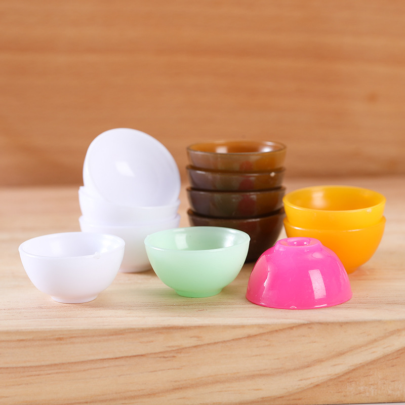 Miniature food and play bowl scene model decoration mini kitchen tableware small Bowl toy diy doll house accessories
