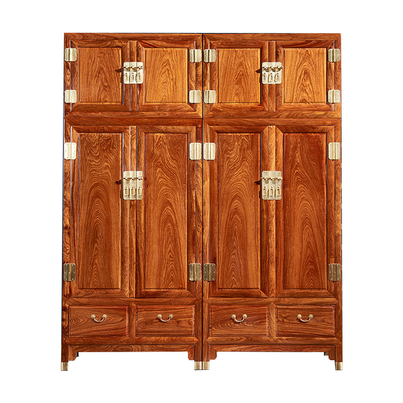 mahogany hedgehog red sandalwood wardrobe top cabinet plain carved bedroom storage cabinet solid wood rosewood classical furniture