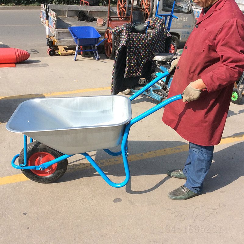 One-Wheeled Trolley Construction Site Agricultural Sand and Soil Construction Dump Truck Garbage Handling Garden Manual Two-Wheeled Trolley Free Shipping