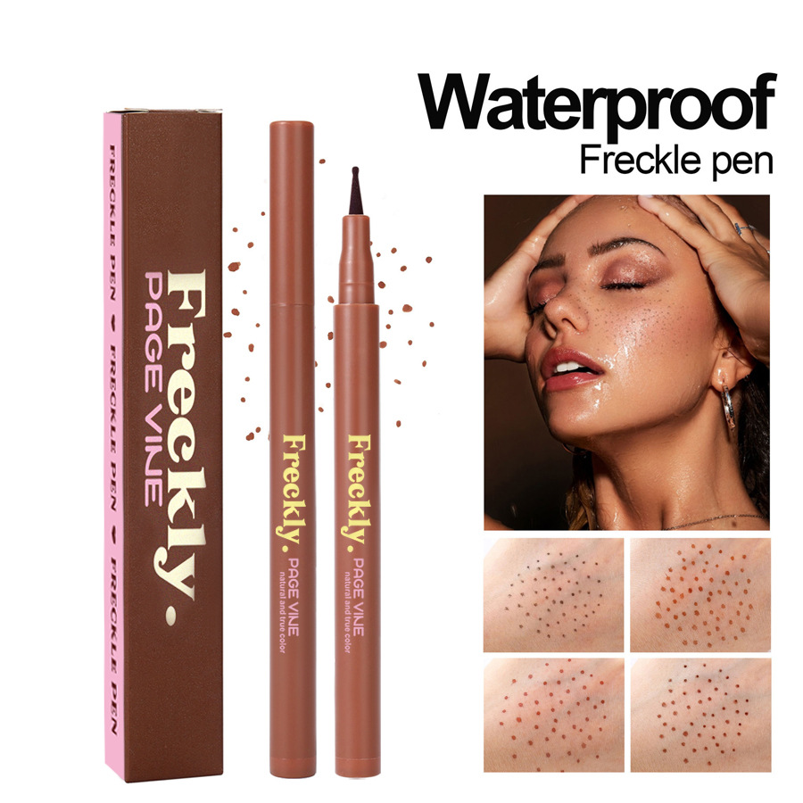 Cross-border makeup PAGE VINE European and American explosives natural shading pen simulation is not easy to fade makeup freckles pen