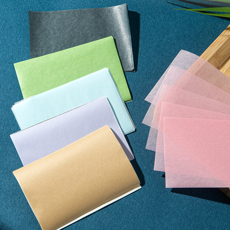 Facial Oil-Absorbing Paper Facial Female Student Facial Oil Control Men and Women Oil-Absorbing Facial Tissue Suede Mirror Box Powder Puff Oil-Absorbing Paper