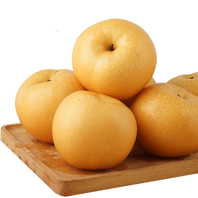 Wholesale Laiyang Qiuyue Pear Fresh Fruit 2.5kg Crisp, Sweet and Juicy Seasonally Picked Whole Box Rock Sugar Shandong Qiuyue Pear
