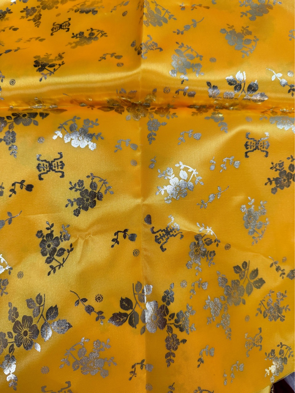 Gold-Stamped Longevity Quilt and Clothing Print for Elderly, Longevity Symbol, Three Treasures, Funeral Supplies Manufacturer, Funeral Accompaniment