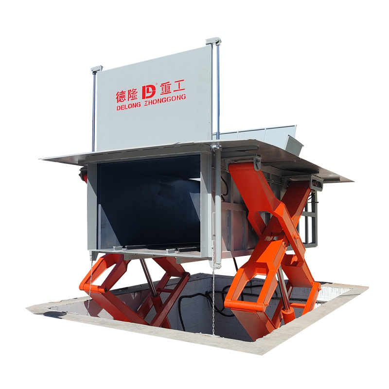 Underground Garbage Horizontal Compactor Horizontal Hydraulic Compression Equipment Small Household Garbage Compaction Station Sedimentation Bin