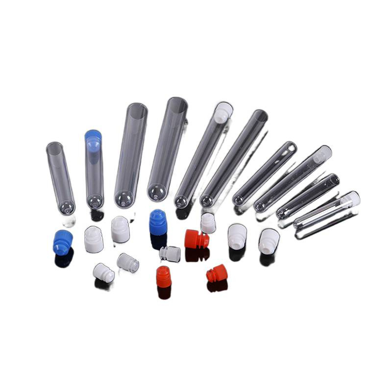 ✅ Disposable Plastic Test Tube 12*75 15*100 16*100 Ps Hard Test Tube Free Test Tube Sampling Tube