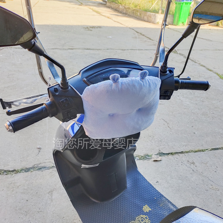 Anti-collision Cushion for Electric Vehicles Front Seat Cushion for Baby Head Protection for Motorcycle Baby Safety Anti-collision Cushion Thickened Back Pillow