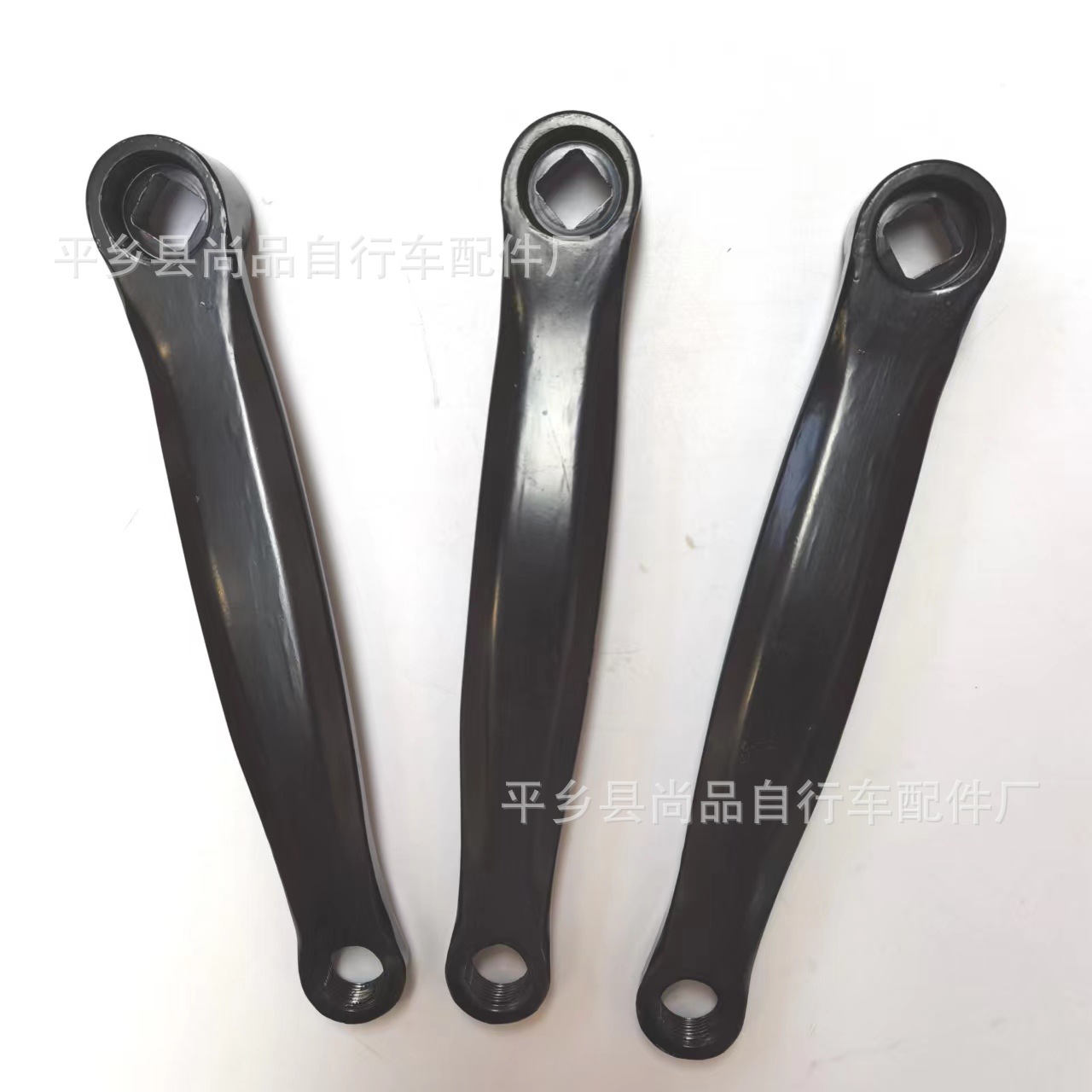 Mountain bike crank bicycle crutch bicycle left crank solid iron wheel plate crank left crutch