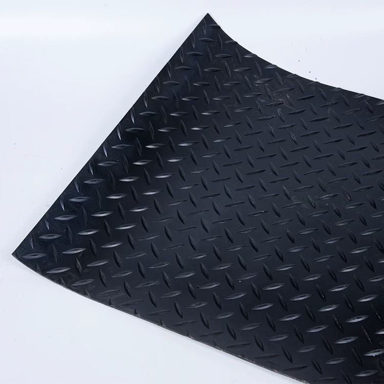 Willow Leaf Pattern Anti-Slip Rubber Sheet Rubber Mat Rubber Pad Patterned Herringbone Floor Wear-Resistant Rubber Mat 3Mm5Mm
