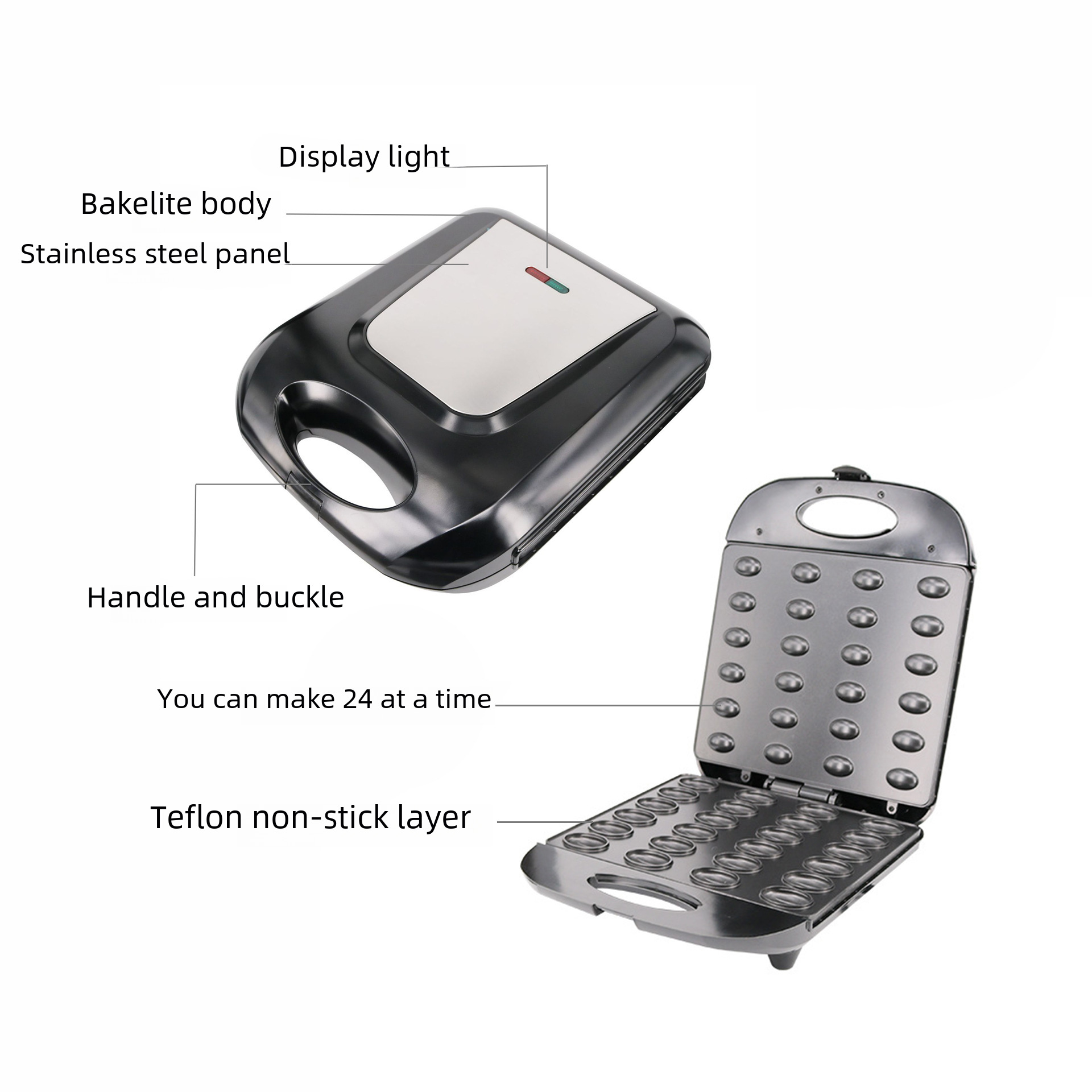 110V Nut maker Nut machine peanut hazelnut pine Nut machine snack baking machine homemade dried fruit machine